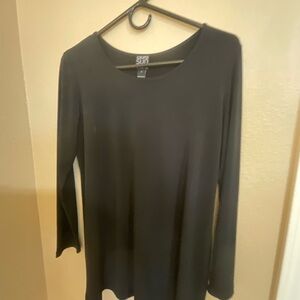 Clara Sun Woo Black Long Sleeve Tunic